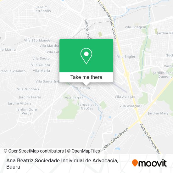 Ana Beatriz Sociedade Individual de Advocacia map