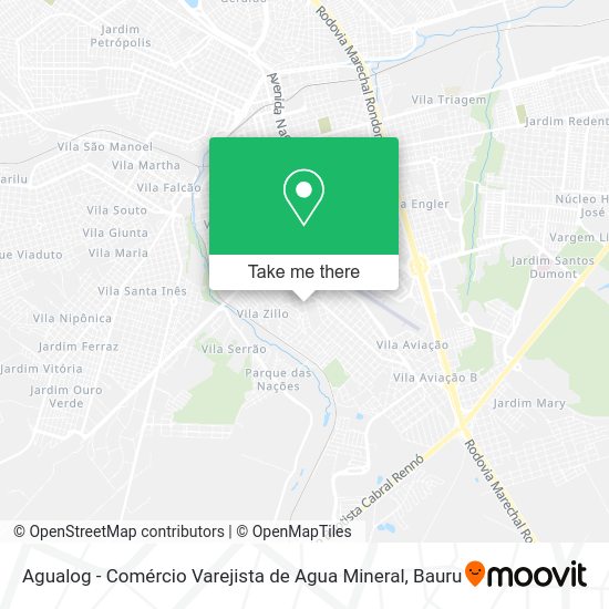 Agualog - Comércio Varejista de Agua Mineral map