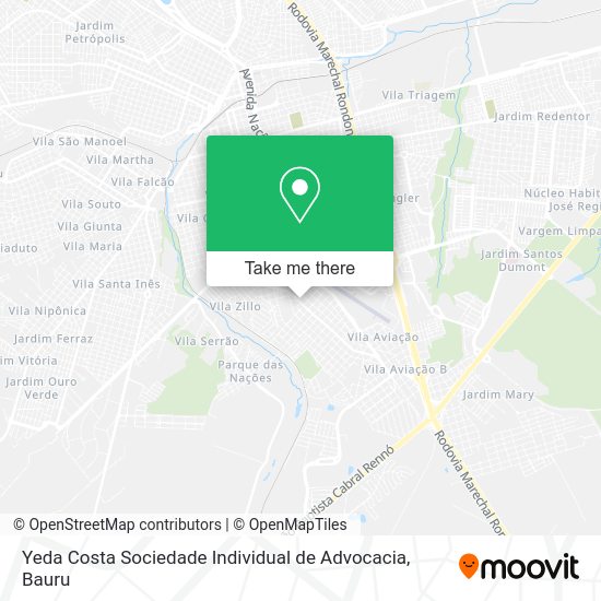 Yeda Costa Sociedade Individual de Advocacia map