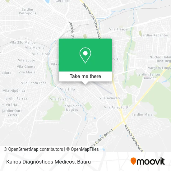 Kairos Diagnósticos Medicos map