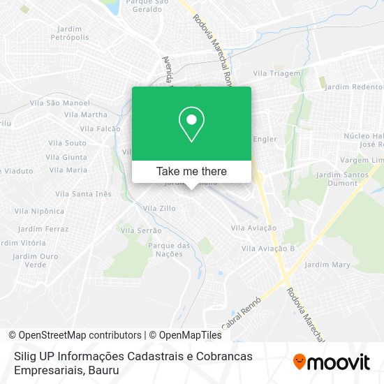Silig UP Informações Cadastrais e Cobrancas Empresariais map