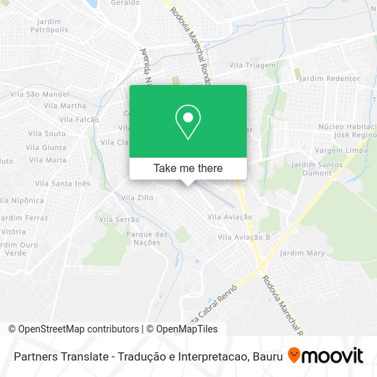 Partners Translate - Tradução e Interpretacao map