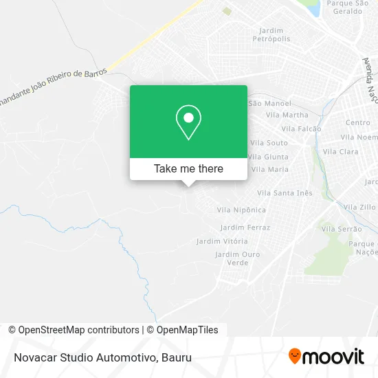 Novacar Studio Automotivo map