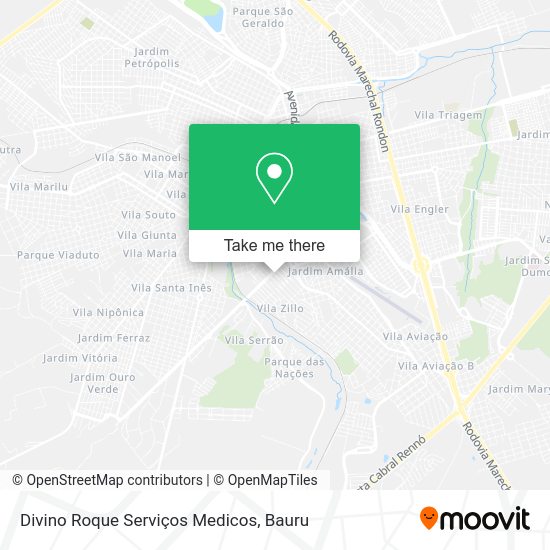 Divino Roque Serviços Medicos map