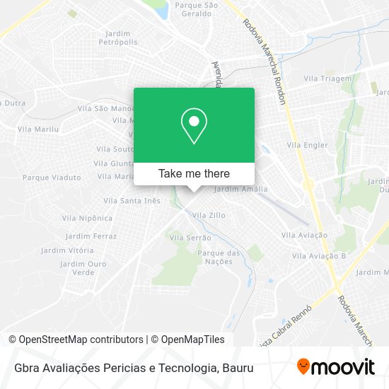 Gbra Avaliações Pericias e Tecnologia map