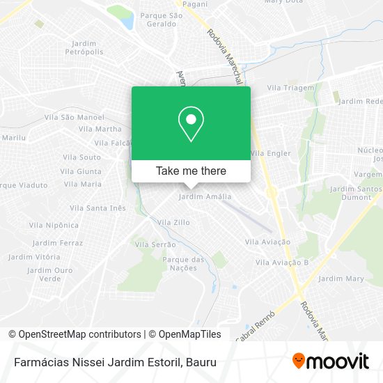 Farmácias Nissei Jardim Estoril map