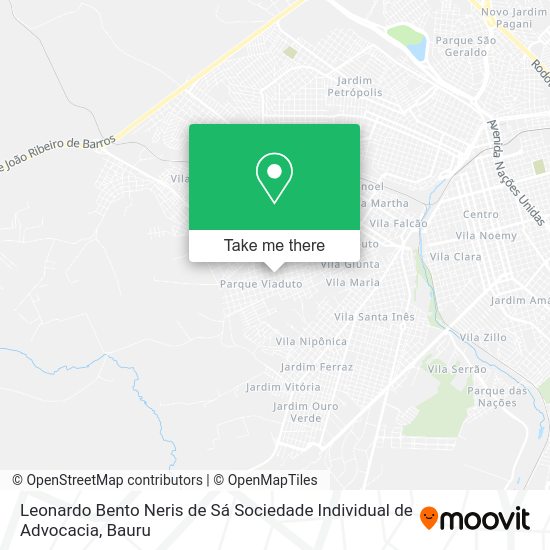 Leonardo Bento Neris de Sá Sociedade Individual de Advocacia map
