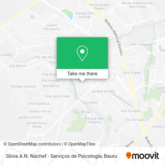 Silvia A.N. Nachef - Serviços de Psicologia map