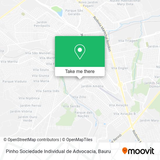Pinho Sociedade Individual de Advocacia map