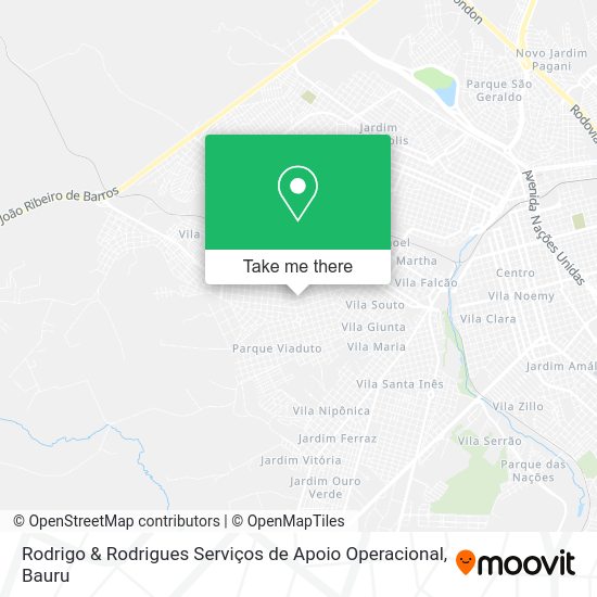 Rodrigo & Rodrigues Serviços de Apoio Operacional map