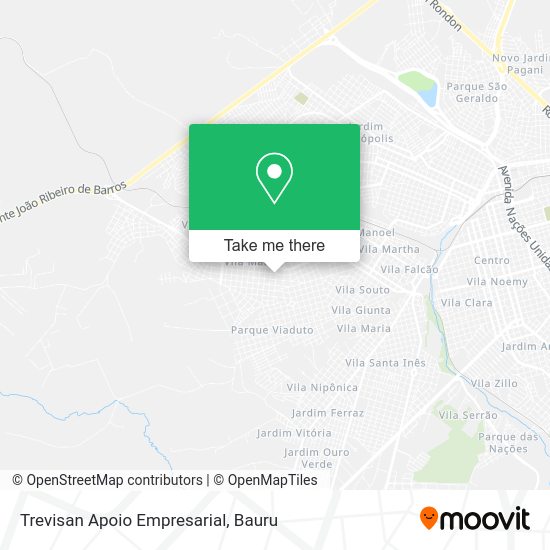 Trevisan Apoio Empresarial map