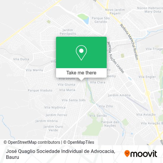 José Quaglio Sociedade Individual de Advocacia map