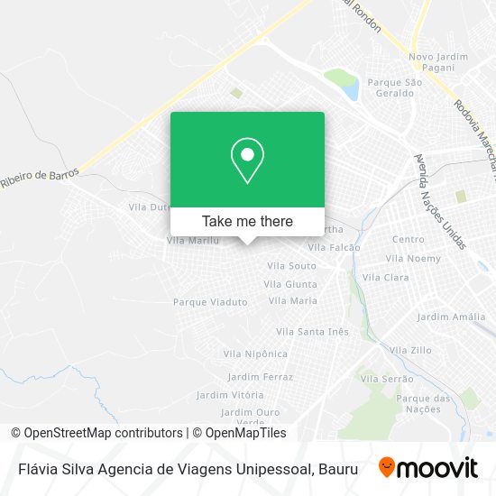 Flávia Silva Agencia de Viagens Unipessoal map