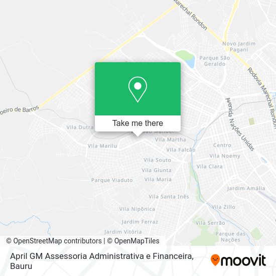 April GM Assessoria Administrativa e Financeira map