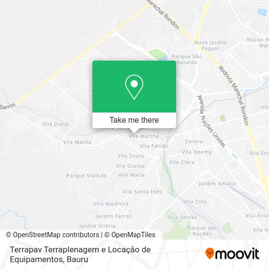 Terrapav Terraplenagem e Locação de Equipamentos map