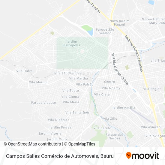 Campos Salles Comércio de Automoveis map