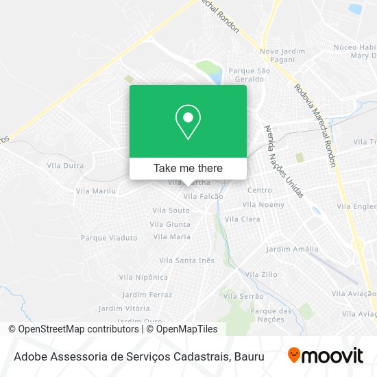 Adobe Assessoria de Serviços Cadastrais map