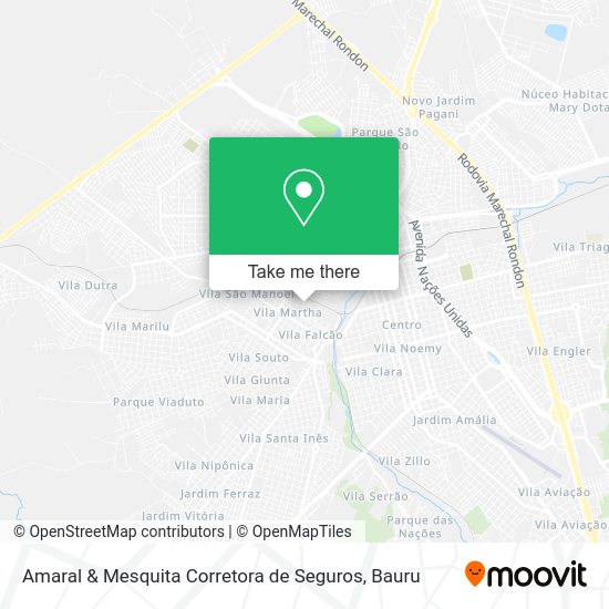 Amaral & Mesquita Corretora de Seguros map