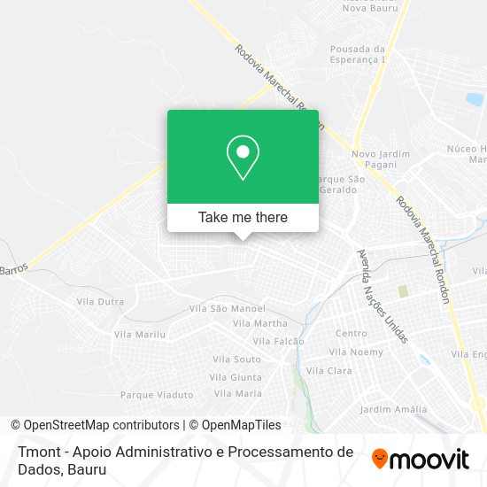 Tmont - Apoio Administrativo e Processamento de Dados map