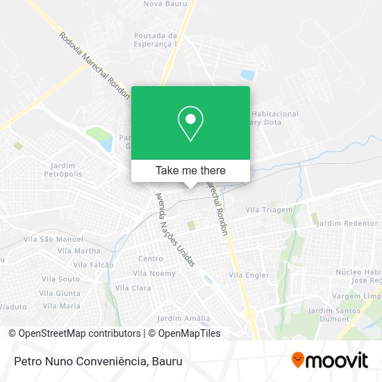 Petro Nuno Conveniência map