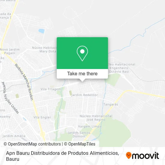 Apn Bauru Distribuidora de Produtos Alimentícios map