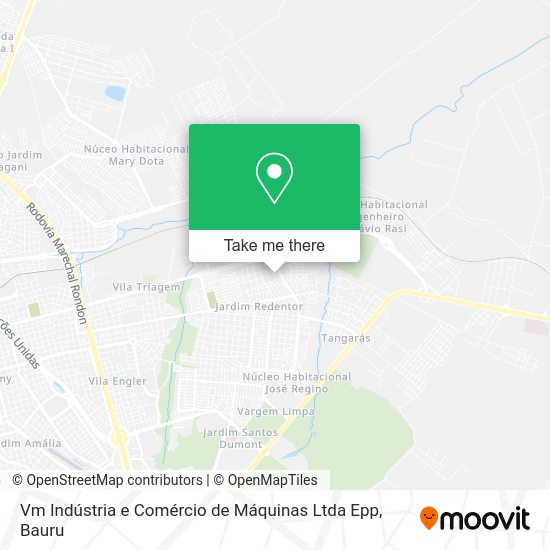 Vm Indústria e Comércio de Máquinas Ltda Epp map