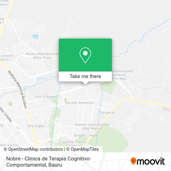 Nobre - Clínica de Terapia Cognitivo-Comportamental map