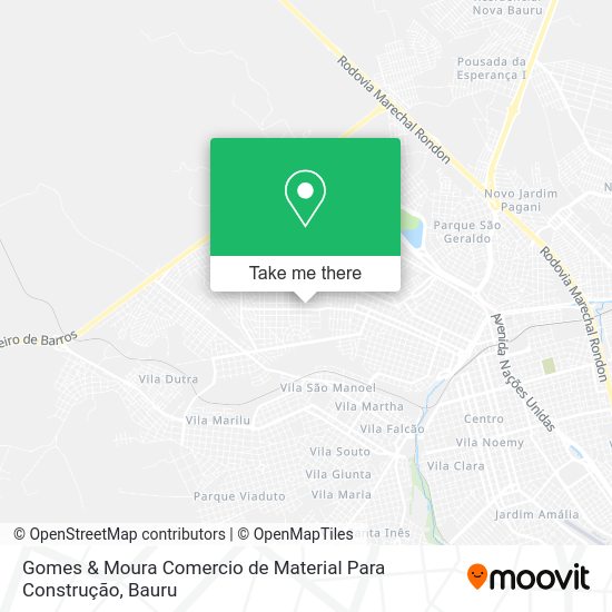 Gomes & Moura Comercio de Material Para Construção map