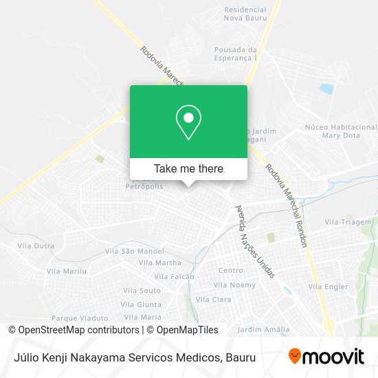 Júlio Kenji Nakayama Servicos Medicos map