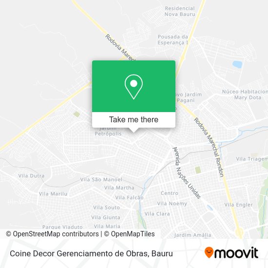 Coine Decor Gerenciamento de Obras map