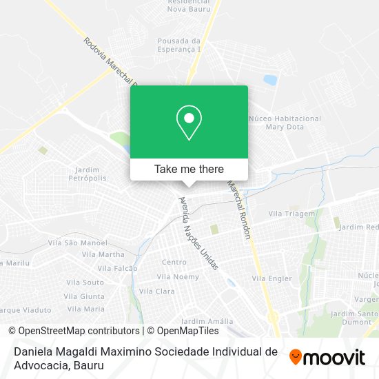 Daniela Magaldi Maximino Sociedade Individual de Advocacia map
