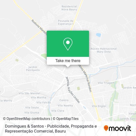 Domingues & Santos - Publicidade, Propaganda e Representação Comercial map