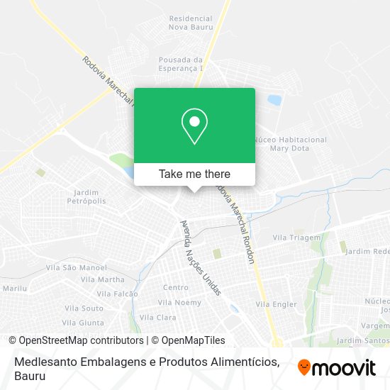Medlesanto Embalagens e Produtos Alimentícios map