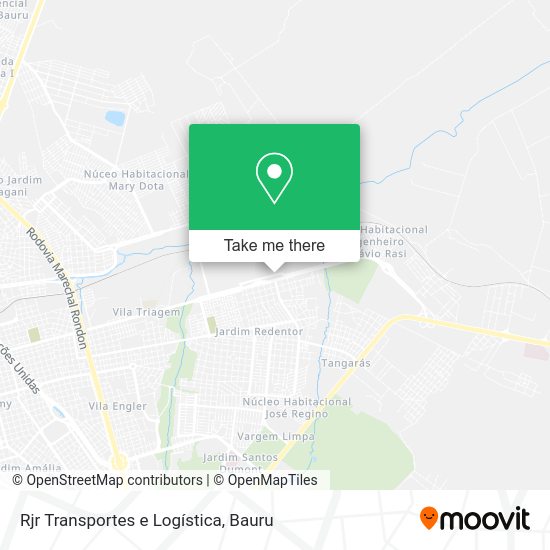 Rjr Transportes e Logística map