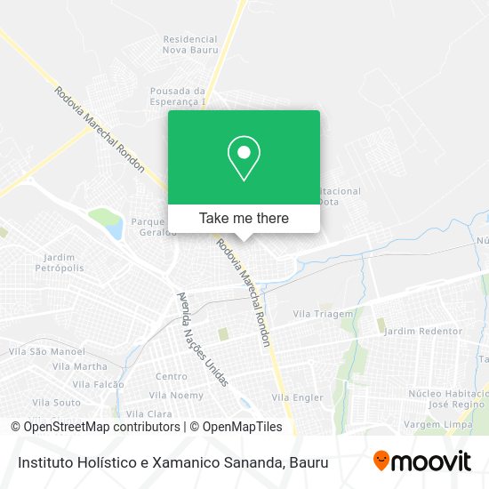 Instituto Holístico e Xamanico Sananda map