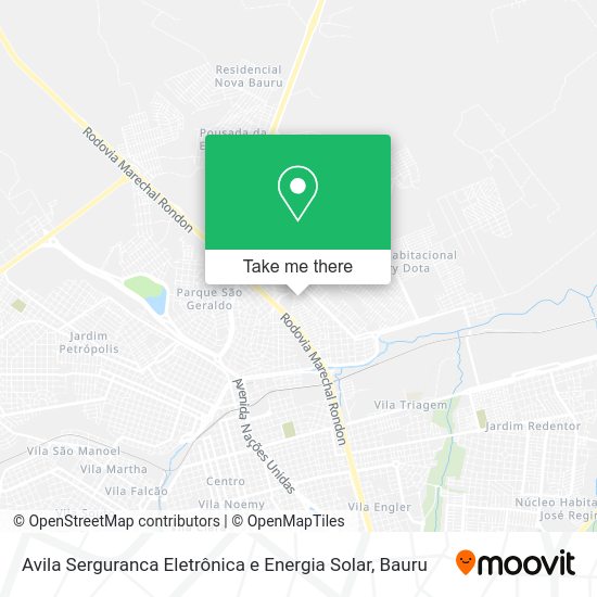 Avila Serguranca Eletrônica e Energia Solar map