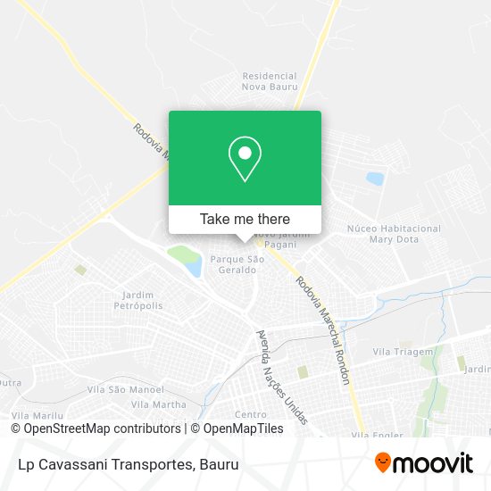 Lp Cavassani Transportes map