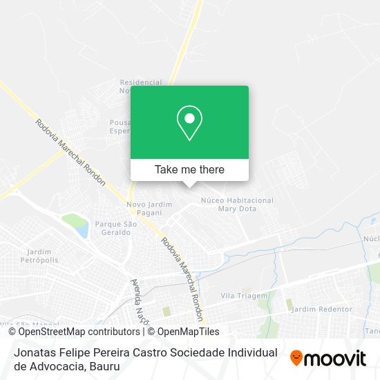 Jonatas Felipe Pereira Castro Sociedade Individual de Advocacia map