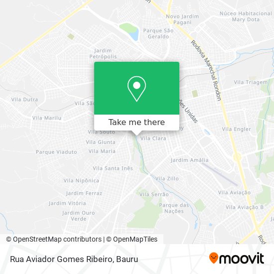 Rua Aviador Gomes Ribeiro map