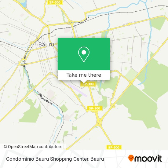 Condomínio Bauru Shopping Center map