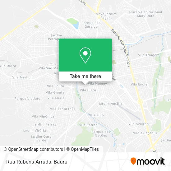 Rua Rubens Arruda map