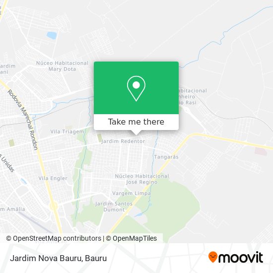 Mapa Jardim Nova Bauru