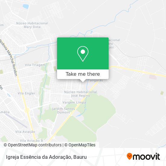 Igreja Essência da Adoração map