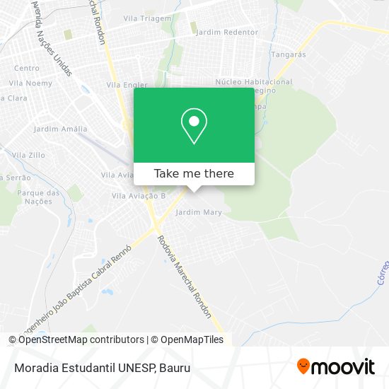 Mapa Moradia Estudantil UNESP