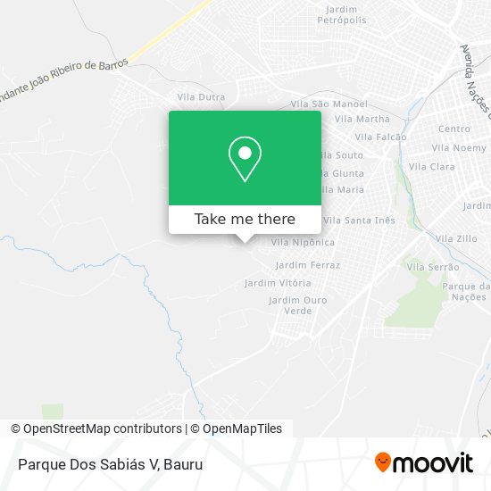 Mapa Parque Dos Sabiás V