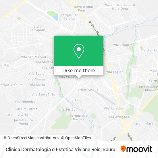 Clinica Dermatologia e Estética Viviane Reis map