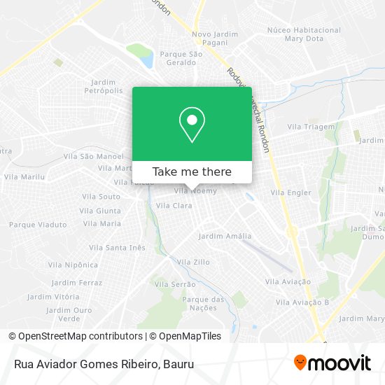 Rua Aviador Gomes Ribeiro map