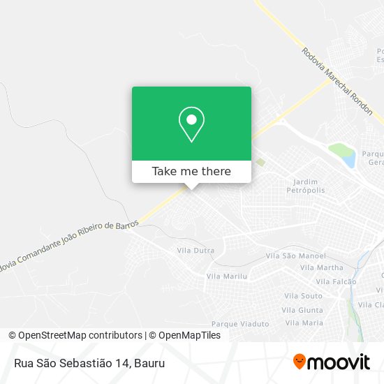 Rua São Sebastião 14 map