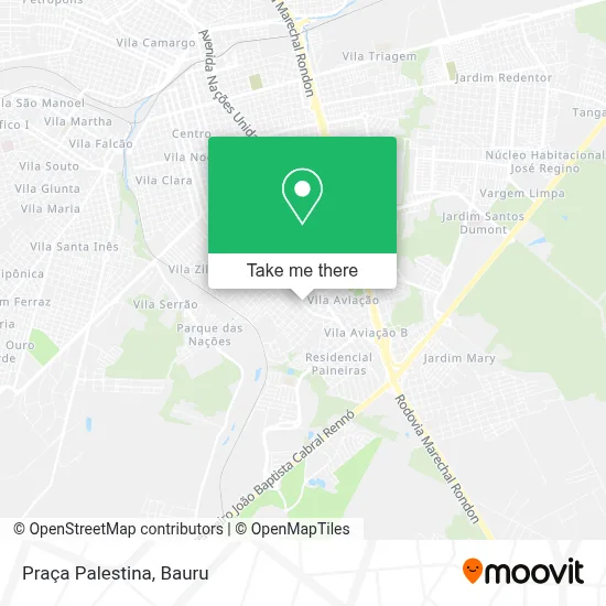Praça Palestina map