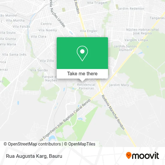 Rua Augusta Karg map